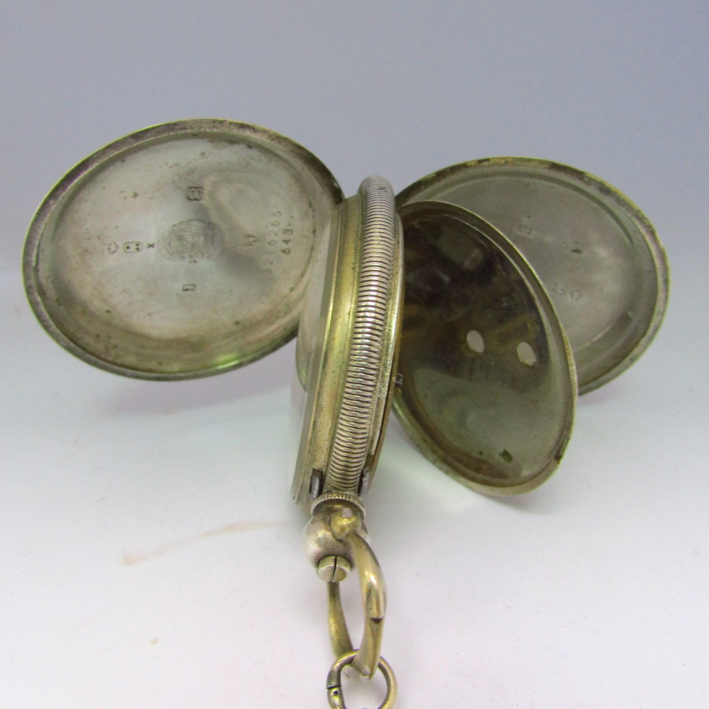 BILLODES. Reloj suizo de Bolsillo, saboneta. Plata de Ley. Siglo XIX. BILLODES. Reloj suizo de Bolsillo, saboneta. Plata de Ley. Siglo XIX.