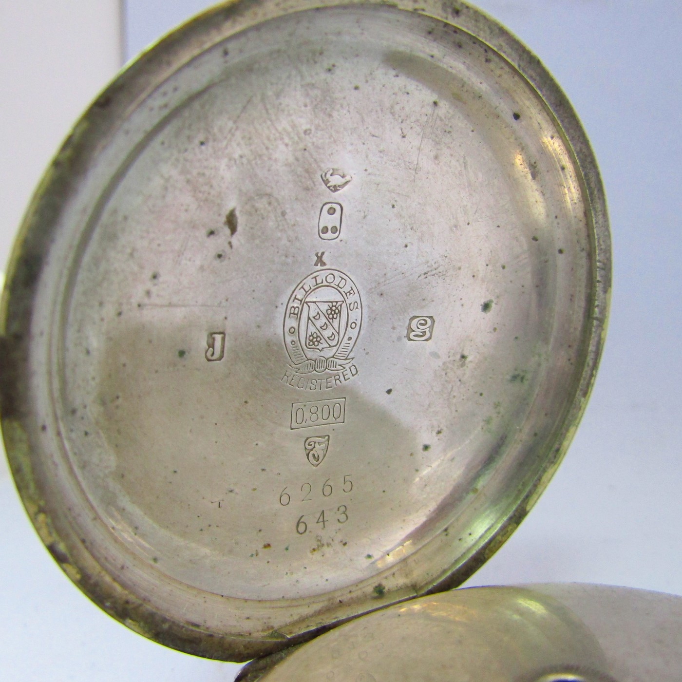 BILLODES. Reloj suizo de Bolsillo, saboneta. Plata de Ley. Siglo XIX. BILLODES. Reloj suizo de Bolsillo, saboneta. Plata de Ley. Siglo XIX.