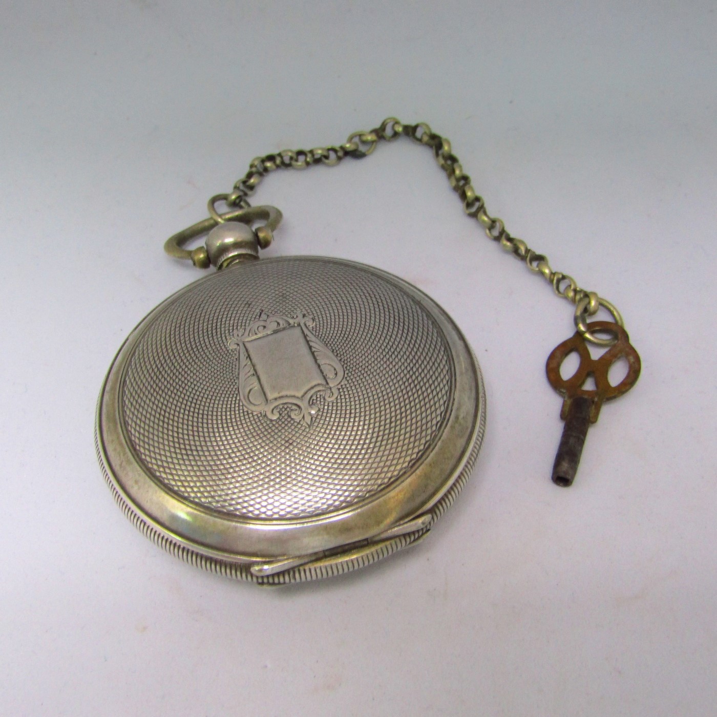 BILLODES. Reloj suizo de Bolsillo, saboneta. Plata de Ley. Siglo XIX. BILLODES. Reloj suizo de Bolsillo, saboneta. Plata de Ley. Siglo XIX.