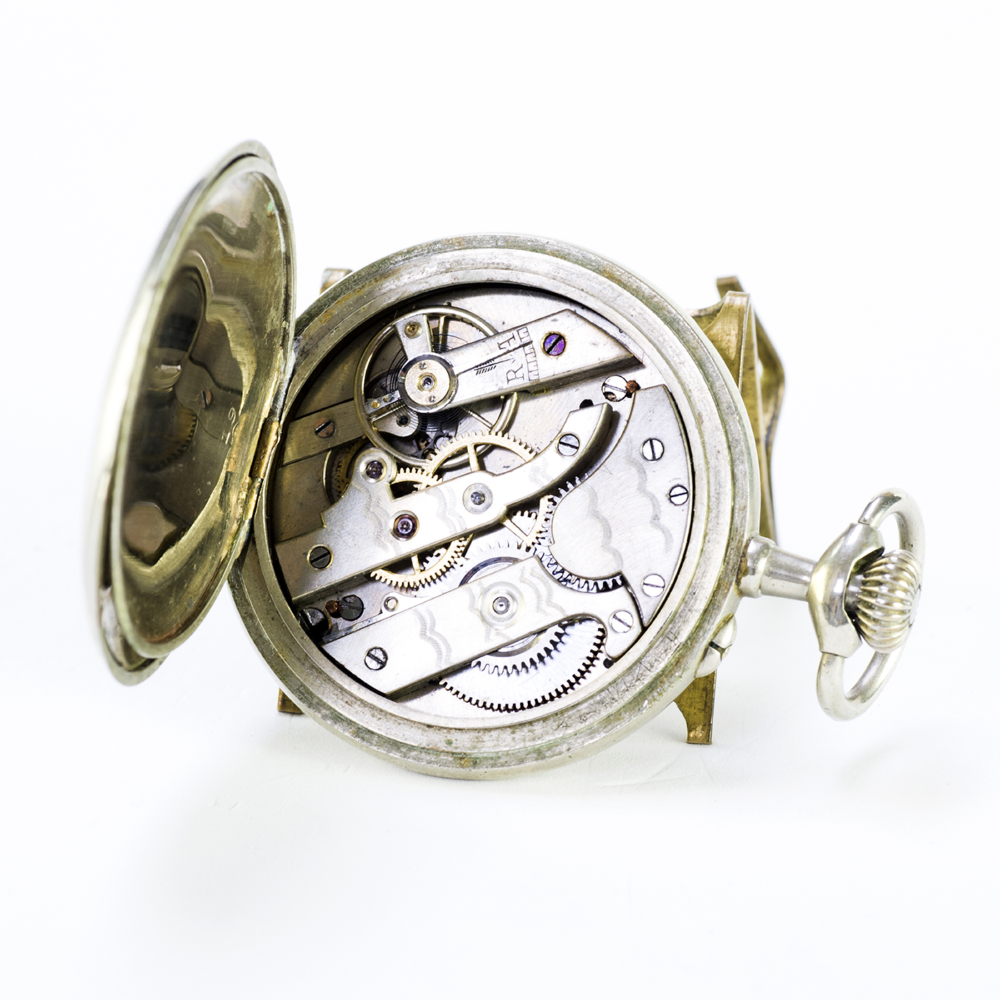 LA SOLIDARITÉ HORLOGER (BESANÇON). Reloj de bolsillo, lepine y remontoir. Francia, ca. 1890