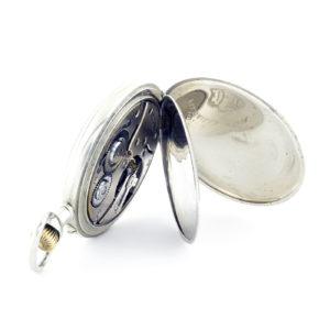 DOXA. Reloj Erótico de Bolsillo, Lepine y remontoir. Automatón. Ca. 1920.