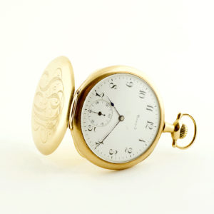 E. HOWARD WATCH CO. (Boston). Reloj de Bolsillo para caballero, lepine y remontoir. Oro 14k. USA, año 1912.