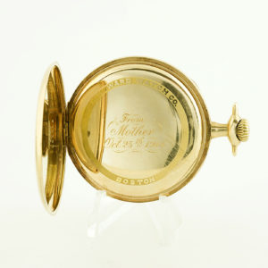 E. HOWARD WATCH CO. (Boston). Reloj de Bolsillo para caballero, lepine y remontoir. Oro 14k. USA, año 1912.