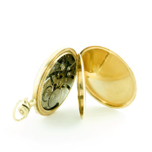 E. HOWARD WATCH CO. (Boston). Reloj de Bolsillo para caballero, lepine y remontoir. Oro 14k. USA, año 1912.