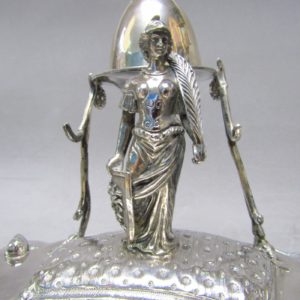 Escribanía en Plata de Ley. Francia, siglo XIX.