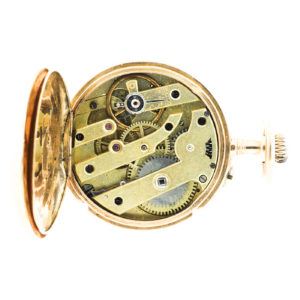 Reloj Suizo de Bolsillo-Colgar, Lepine y remontoir. Suiza. Ca. 1900. Oro tricolor de 18k.