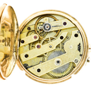 Reloj Suizo de Bolsillo-Colgar, Lepine y remontoir. Suiza. Ca. 1900. Oro tricolor de 18k.