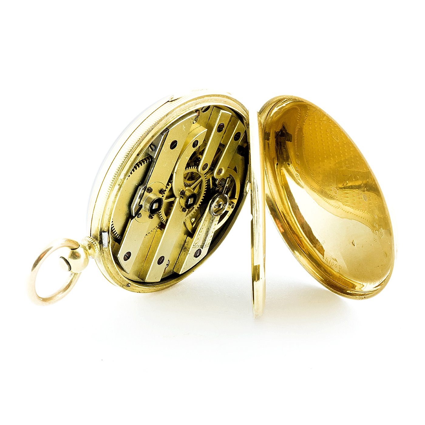 Reloj Suizo de Bolsillo-Colgar para señora, Lepine. Ca. 1890. Oro de 18k. Reloj Suizo de Bolsillo-Colgar para señora, Lepine. Ca. 1890. Oro de 18k.