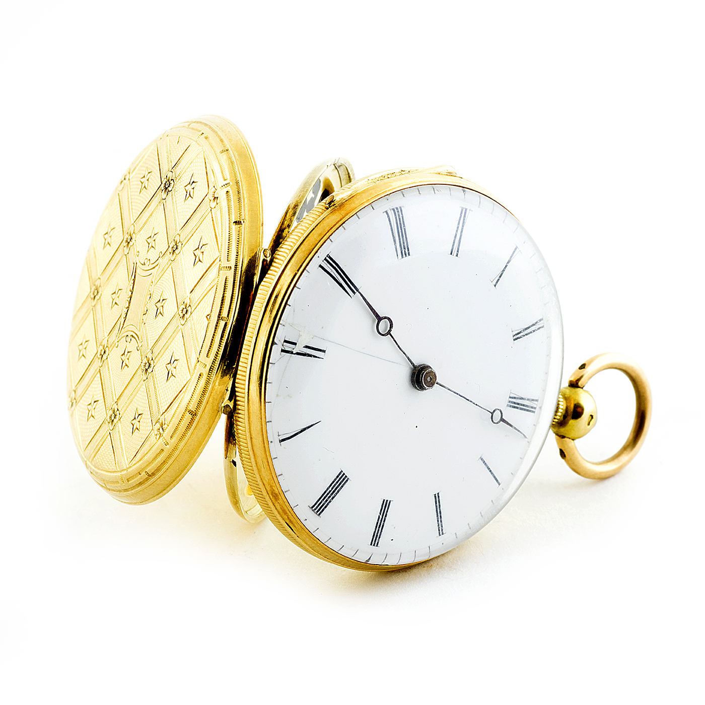 Reloj Suizo de Bolsillo-Colgar para señora, Lepine. Ca. 1890. Oro de 18k. Reloj Suizo de Bolsillo-Colgar para señora, Lepine. Ca. 1890. Oro de 18k.