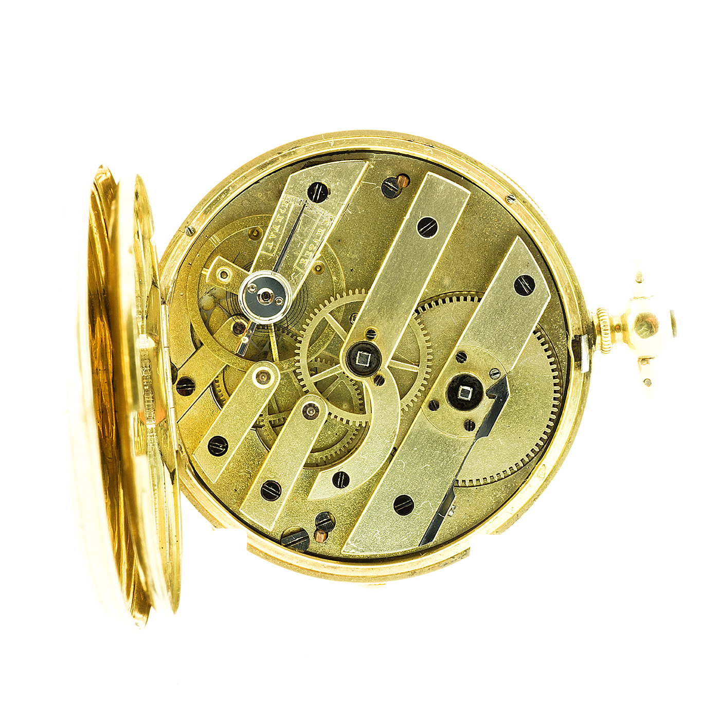Reloj Suizo de Bolsillo-Colgar para señora, Lepine. Ca. 1890. Oro de 18k. Reloj Suizo de Bolsillo-Colgar para señora, Lepine. Ca. 1890. Oro de 18k.