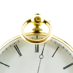 Reloj Suizo de Bolsillo-Colgar para señora, Lepine. Ca. 1890. Oro de 18k.