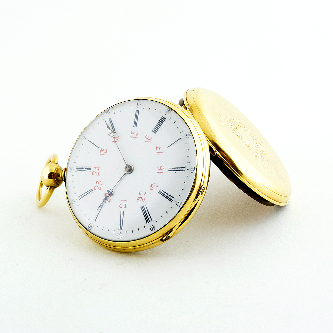 Reloj Suizo de Bolsillo, lepine y remontoir. Ca. 1890. Oro 18k. Reloj Suizo de Bolsillo, lepine y remontoir. Ca. 1890. Oro 18k.