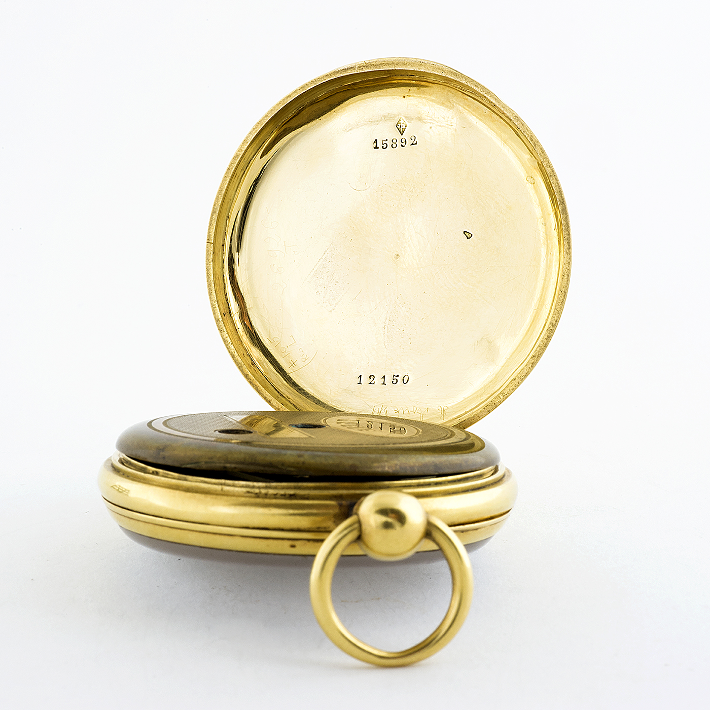 Reloj Suizo de Bolsillo, lepine y remontoir. Ca. 1890. Oro 18k. Reloj Suizo de Bolsillo, lepine y remontoir. Ca. 1890. Oro 18k.