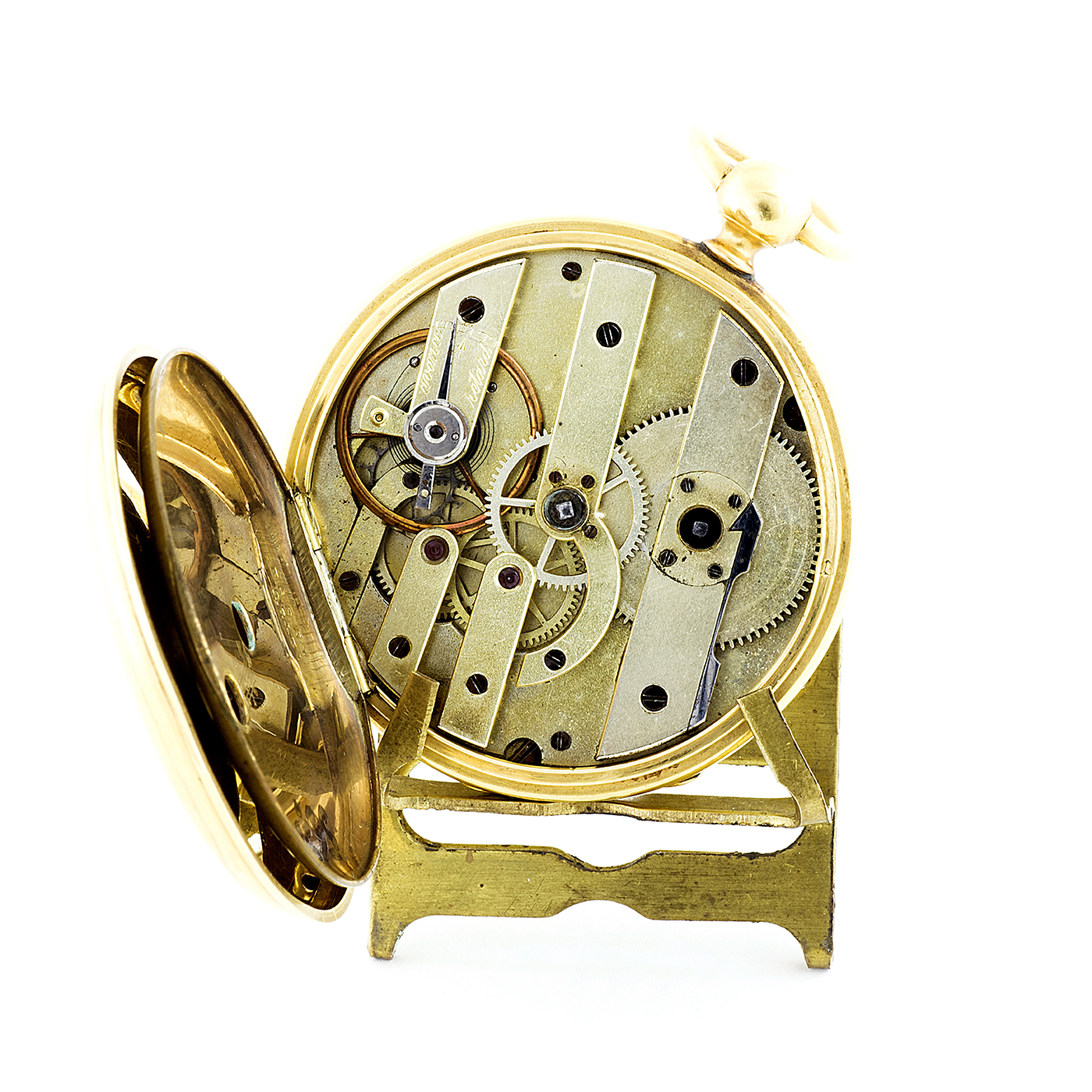 Reloj Suizo de Bolsillo, lepine y remontoir. Ca. 1890. Oro 18k. Reloj Suizo de Bolsillo, lepine y remontoir. Ca. 1890. Oro 18k.