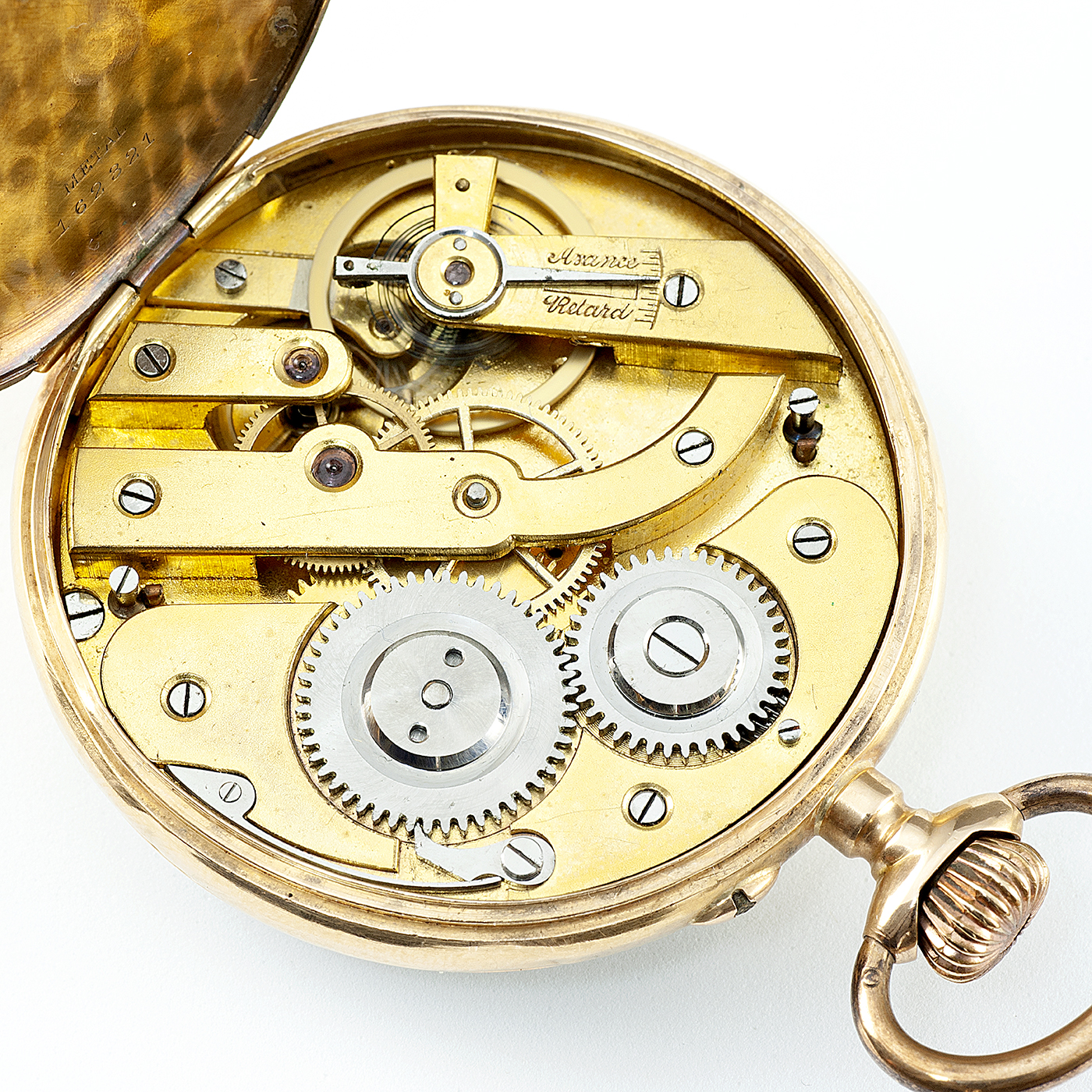 Reloj Suizo de Bolsillo, lepine y remontoir, Oro 18k. Ca. 1900