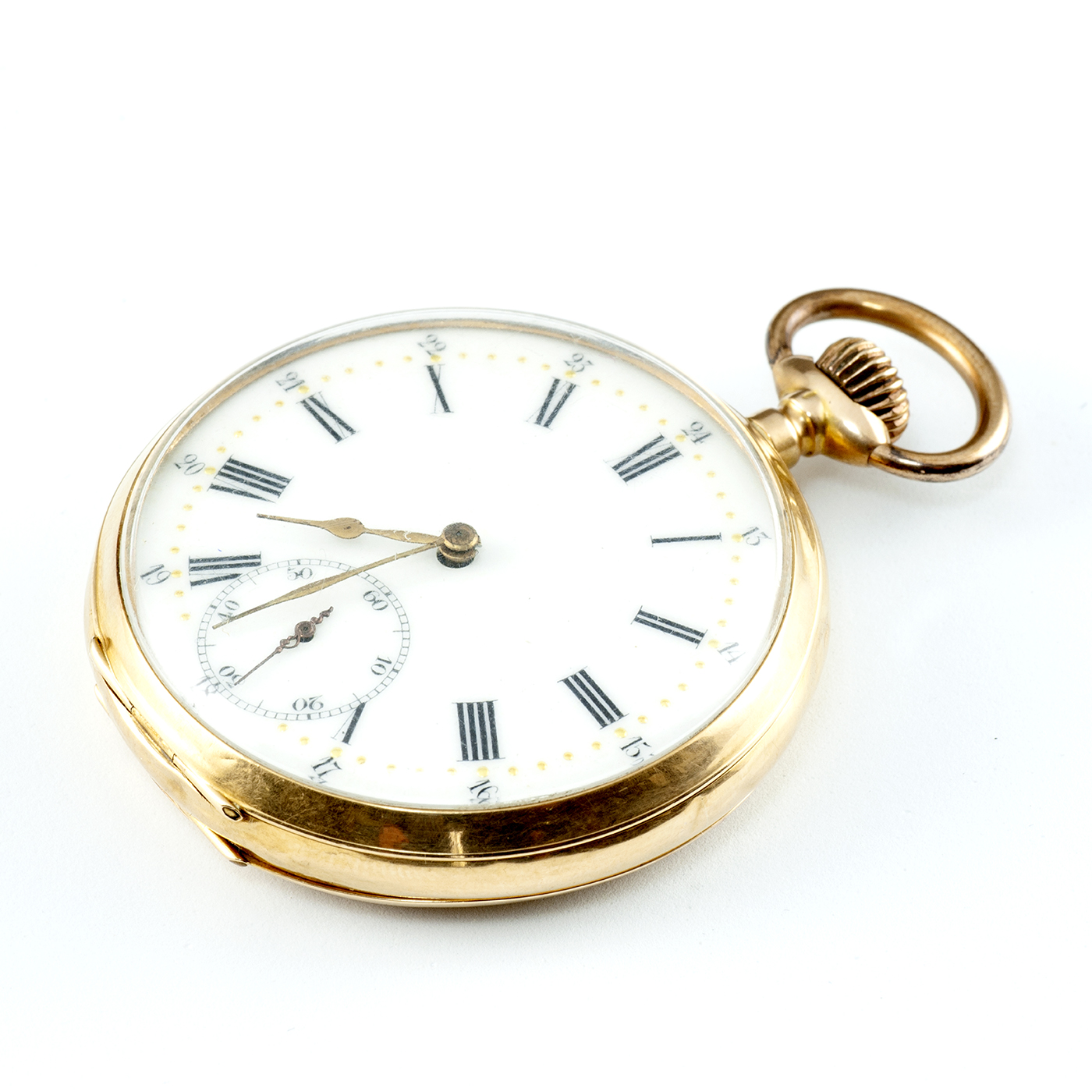 Reloj Suizo de Bolsillo, lepine y remontoir, Oro 18k. Ca. 1900 Reloj Suizo de Bolsillo, lepine y remontoir, Oro 18k. Ca. 1900