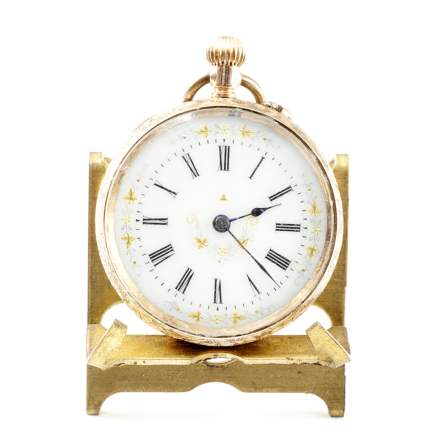 Reloj Suizo de Colgar, lepine y remontoir, Oro 9k. Ca. 1900