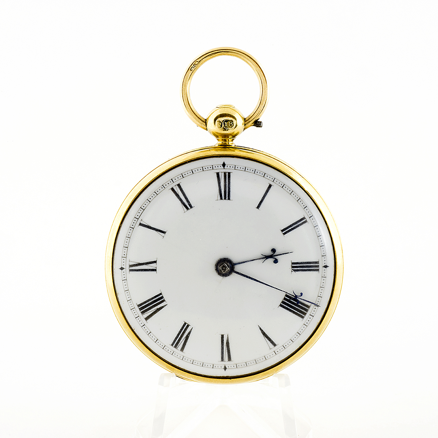 SARAH LEFEVER (London). Reloj de Bolsillo, Half Fusee (Semicatalino), Lepine. Año 1840. Oro 18k.
