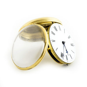 SARAH LEFEVER (London). Reloj de Bolsillo, Half Fusee (Semicatalino), Lepine. Año 1840. Oro 18k.
