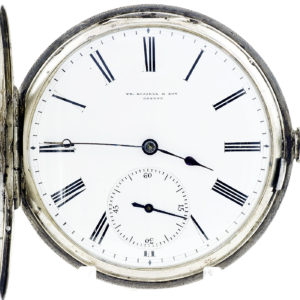 THOS.RUSSELL & SOON. Reloj de bolsillo saboneta. Finales s. XIX.
