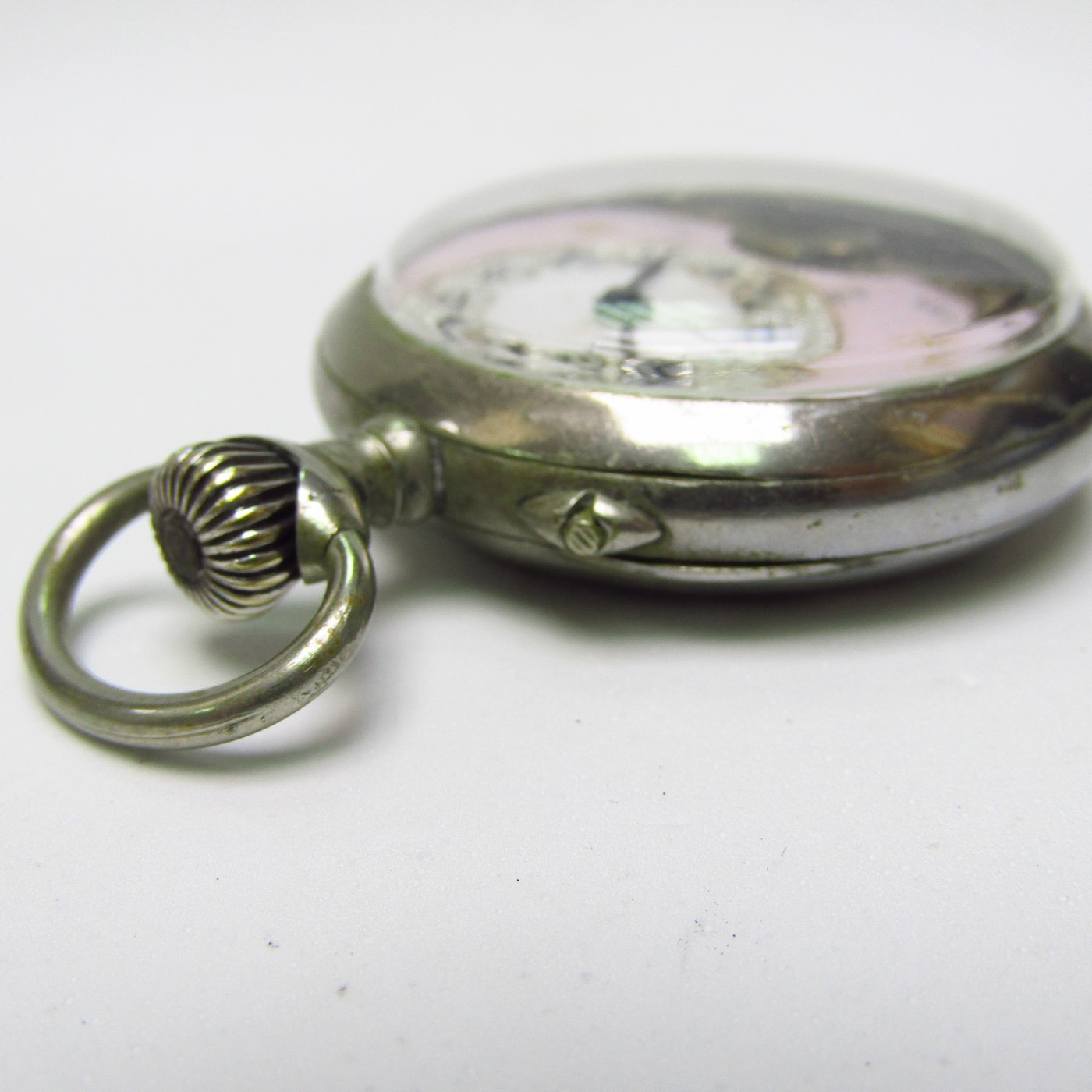 Hebdomas (Suiza). Reloj de bolsillo "ocho días cuerda", Lepine y remontoir. Ca. 1920 Hebdomas (Suiza). Reloj de bolsillo "ocho días cuerda", Lepine y remontoir. Ca. 1920