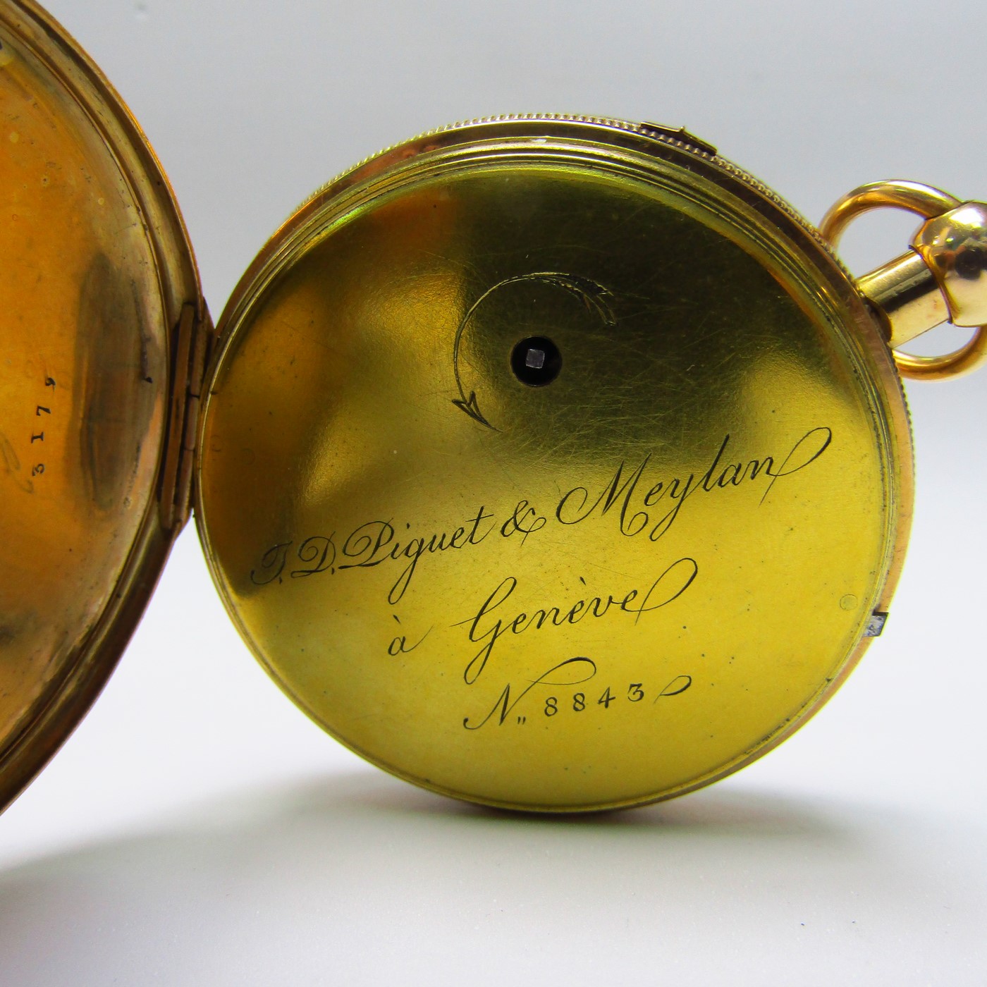 J.D. PIGUET & MEYLAN. Reloj de Bolsillo, lepine. Oro 18k. Suiza, ca. 1815. J.D. PIGUET & MEYLAN. Reloj de Bolsillo, lepine. Oro 18k. Suiza, ca. 1815.
