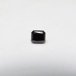 Diamante Natural de 1,03 ct. Talla: Cuadrada. Color: Very Dark orangey brown. Pureza: P2. Tratado. Certificado IGE.
