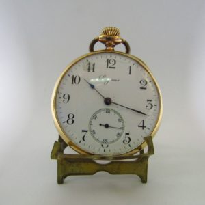 LONGINES. Reloj de Bolsillo para caballero, Lepine y remontoir. Suiza, 1905. Oro 18k. Peso: 62 gr.