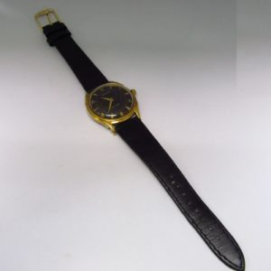 Bulova Automatic. Reloj de pulsera para hombre. Ca. 1970. Oro 14k.
