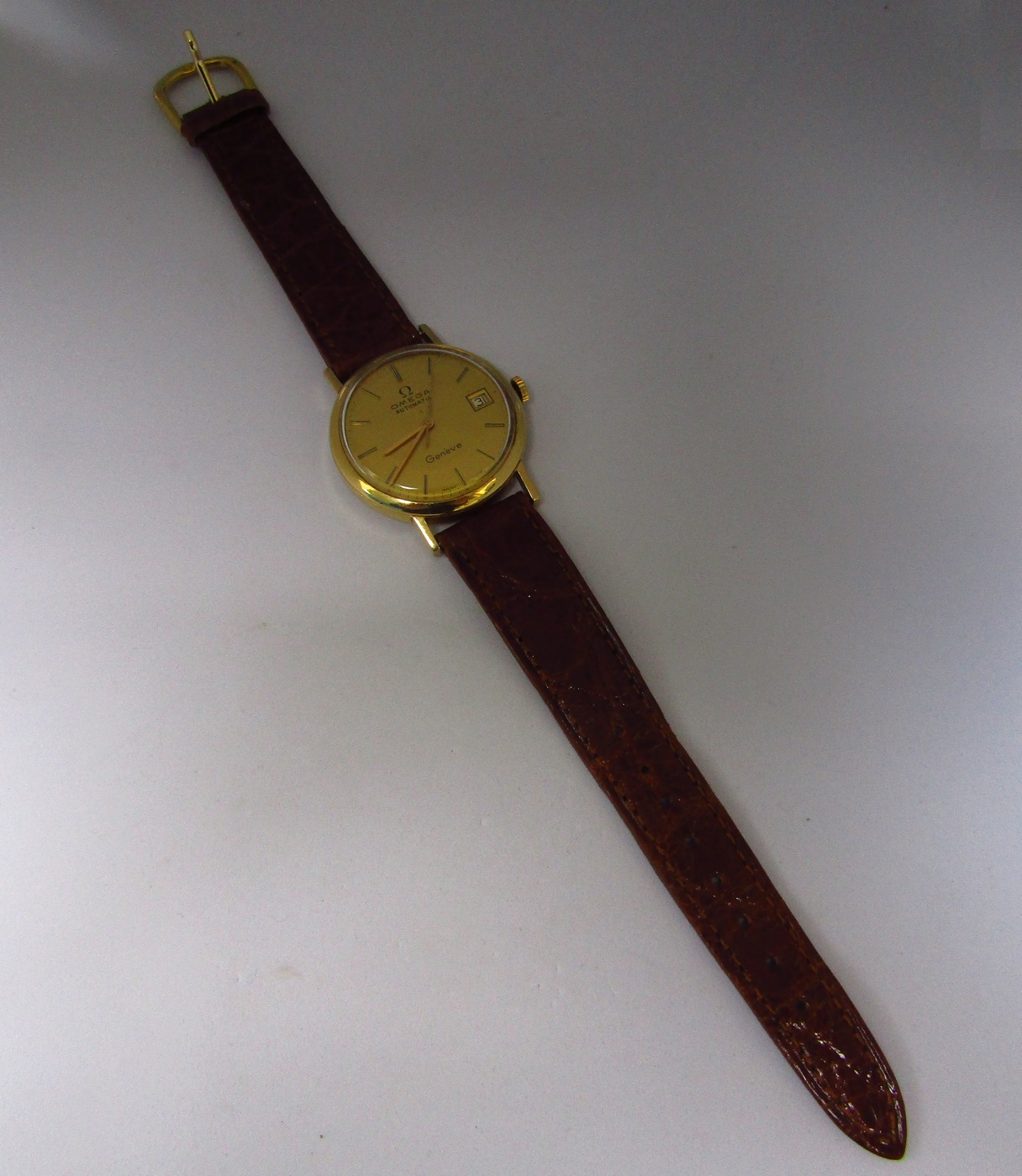 OMEGA AUTOMATIC. Reloj de pulsera para caballero. Ca. 1962. Oro 18k. OMEGA AUTOMATIC. Reloj de pulsera para caballero. Ca. 1962. Oro 18k.