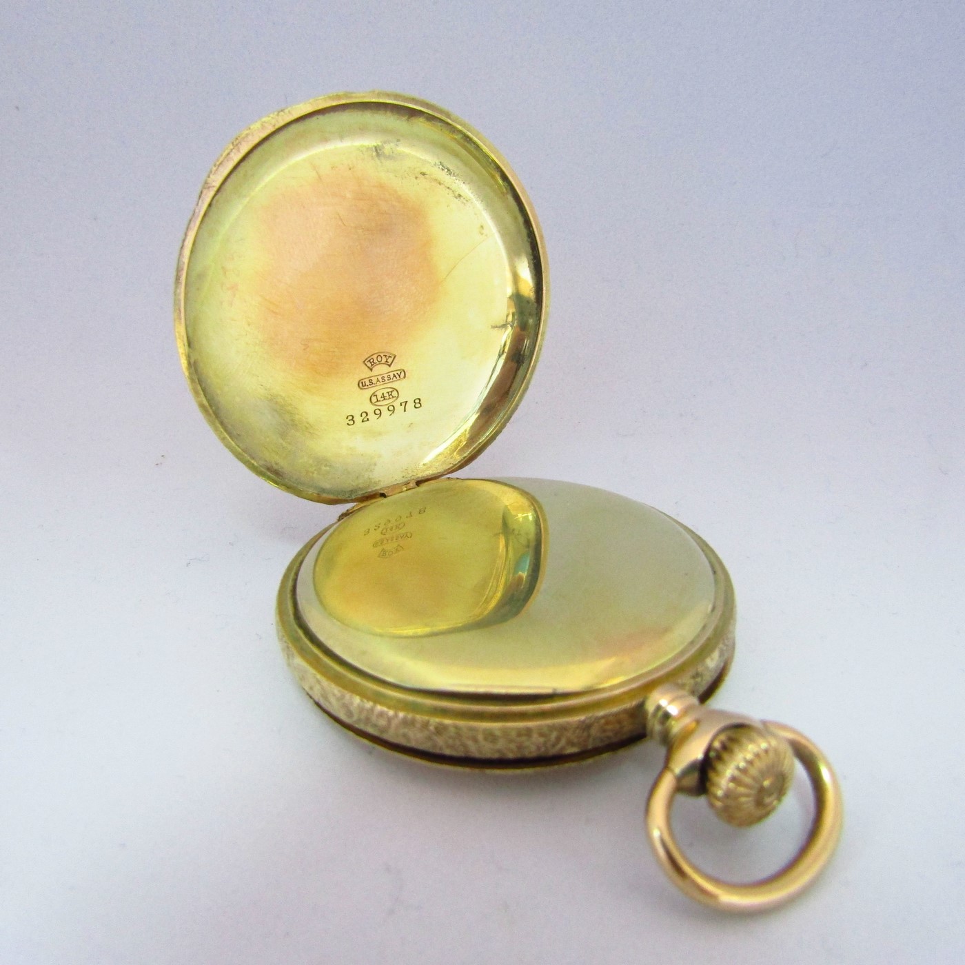 ELGIN NATIONAL WATCH. Reloj de bolsillo saboneta y remontoir. Oro 14k. USA, 1904. ELGIN NATIONAL WATCH. Reloj de bolsillo saboneta y remontoir. Oro 14k. USA, 1904.