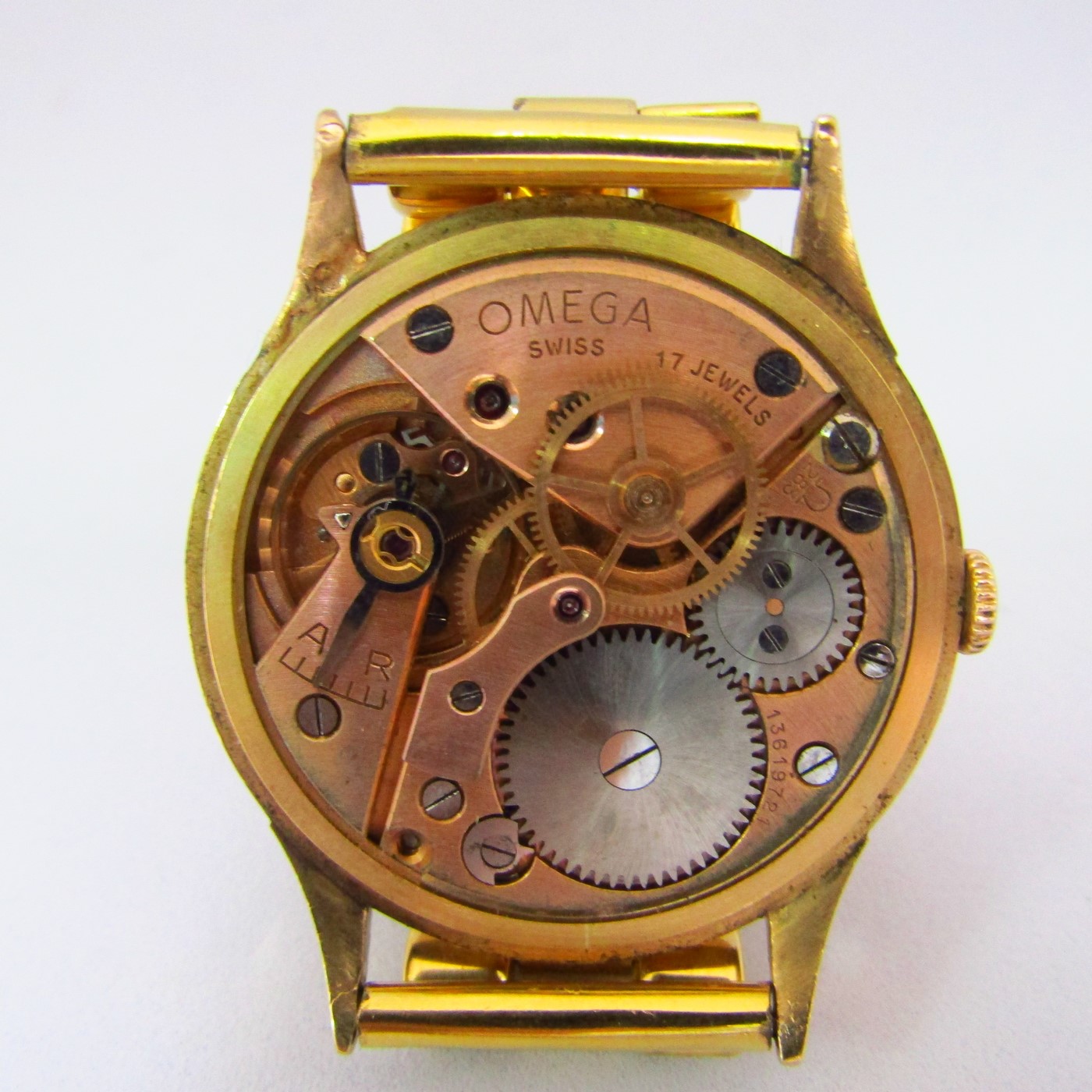 OMEGA. Reloj de pulsera para caballero. Oro 18k. Suiza, 1952. OMEGA. Reloj de pulsera para caballero. Oro 18k. Suiza, 1952.