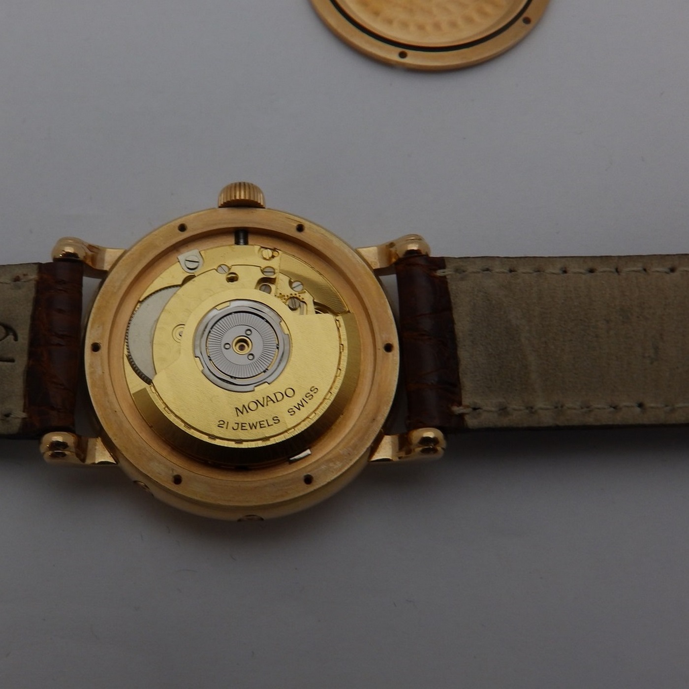 Movado 1881 Suisses. Reloj Automático de Complicación de caballero. Serie Limitada. Oro 18k.