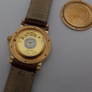 Movado 1881 Suisses. Reloj Automático de Complicación de caballero. Serie Limitada. Oro 18k.