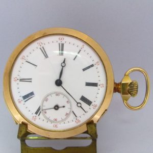 Reloj Suizo de Repetición de Horas y Cuartos, Lepine y Remontoir. Finales siglo XIX. Oro 18k.