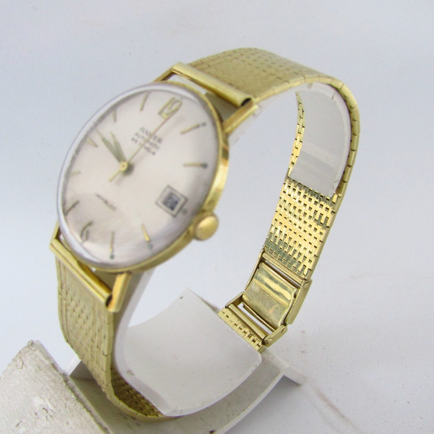 ANKER AUTOMATIC INCABLOC. Oro 14k. Reloj de Pulsera para caballero. Alemania, ca. 1960. ANKER AUTOMATIC INCABLOC. Oro 14k. Reloj de Pulsera para caballero. Alemania, ca. 1960.