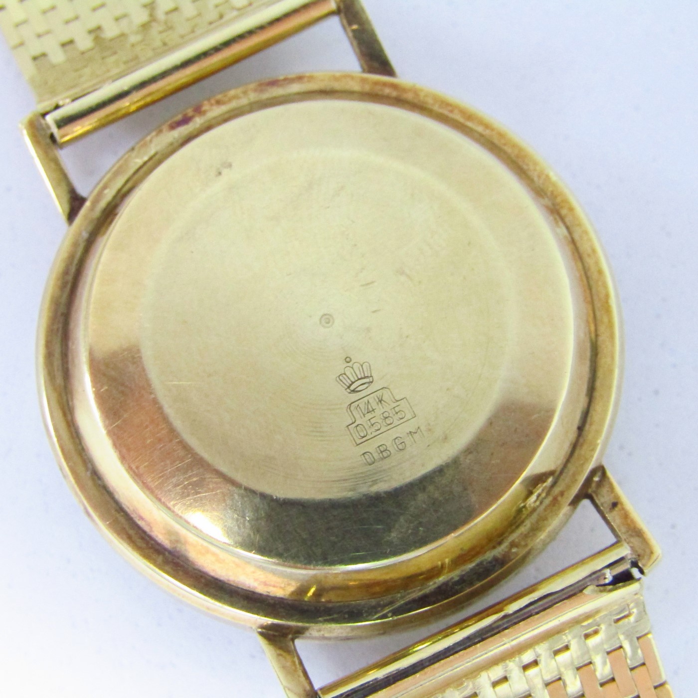 ANKER AUTOMATIC INCABLOC. Oro 14k. Reloj de Pulsera para caballero. Alemania, ca. 1960. ANKER AUTOMATIC INCABLOC. Oro 14k. Reloj de Pulsera para caballero. Alemania, ca. 1960.