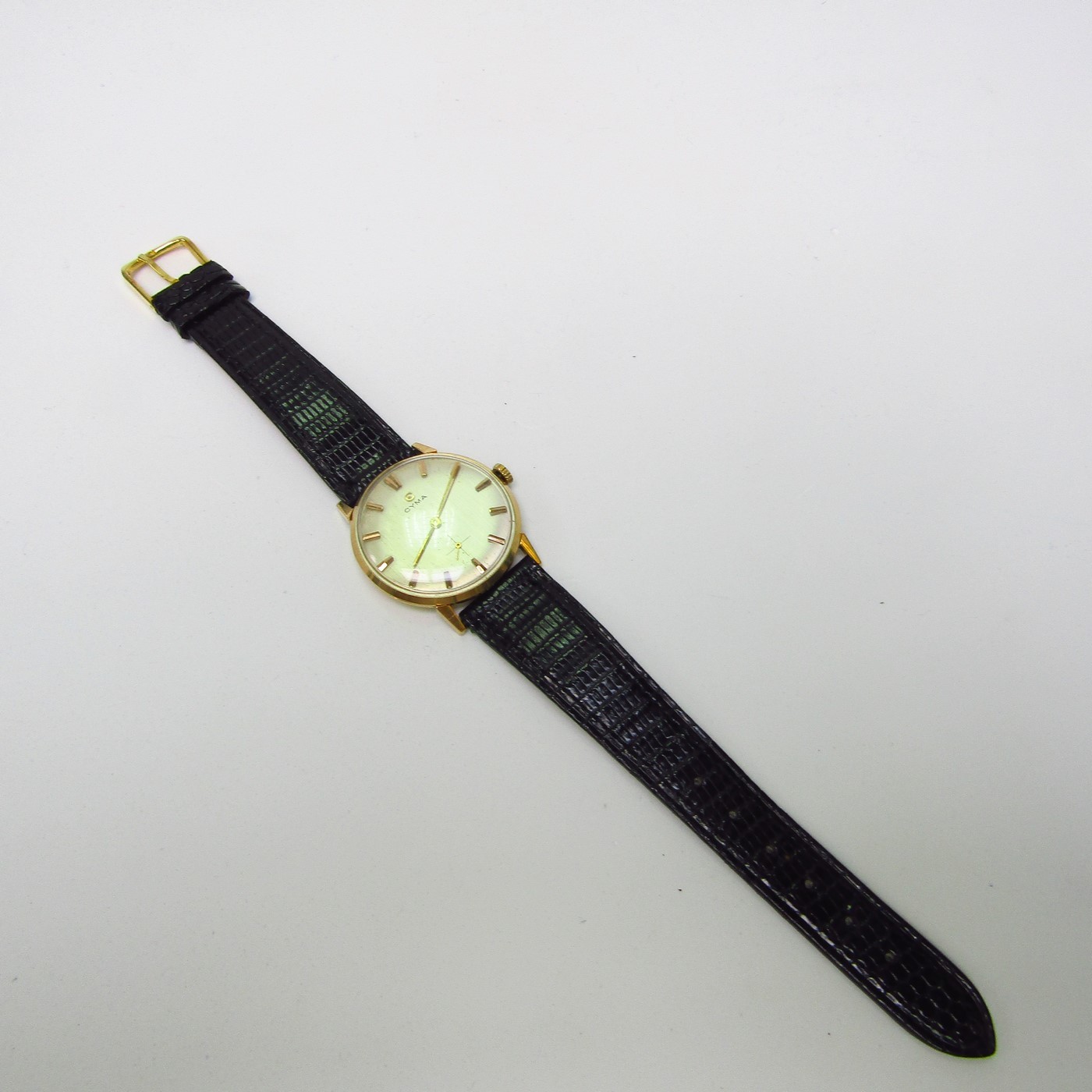 CYMA. Reloj de pulsera para caballero. Oro 18k. Suiza, Ca. 1960 CYMA. Reloj de pulsera para caballero. Oro 18k. Suiza, Ca. 1960