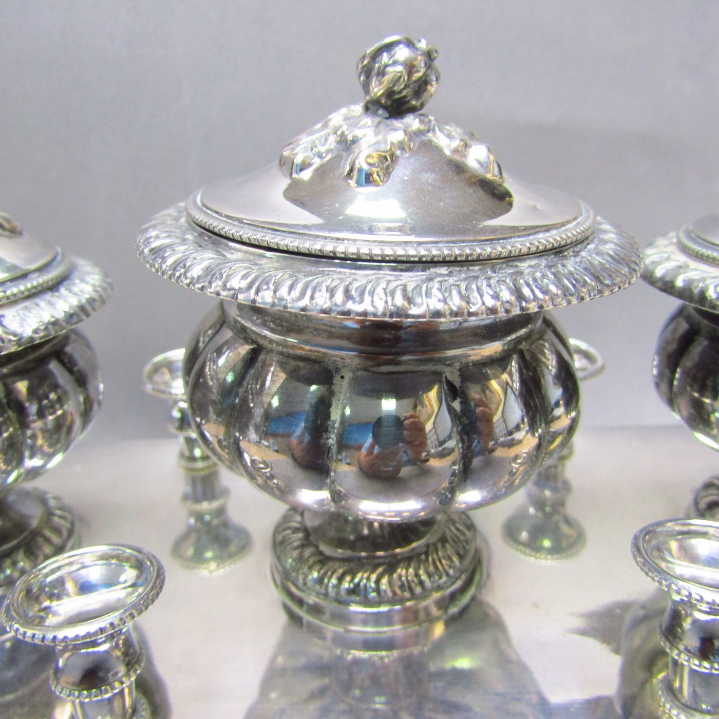 JEAN FRANÇOIS VEIRAT. Escribanía en Plata de Ley. Francia, siglo XIX. JEAN FRANÇOIS VEIRAT. Escribanía en Plata de Ley. Francia, siglo XIX.