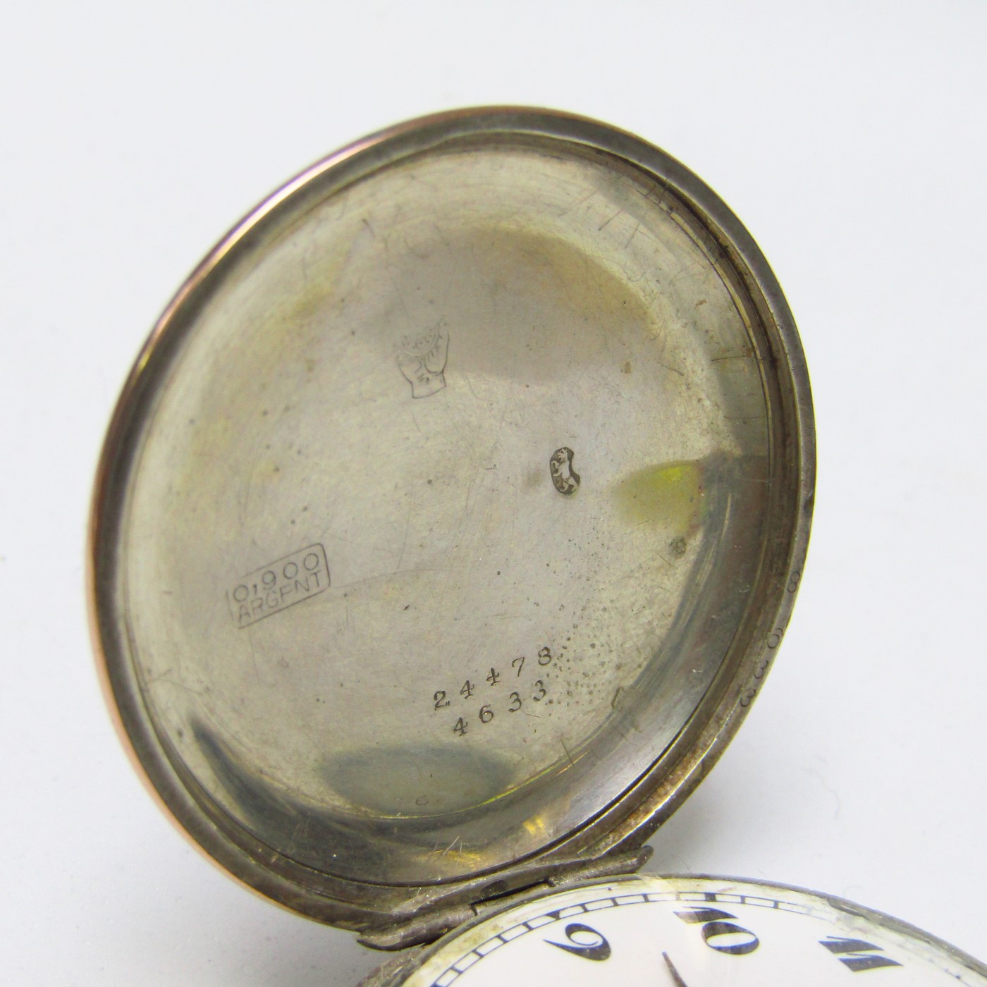 MOVADO - MISTRAL. Reloj de bolsillo, saboneta y remontoir. Plata. Suiza, ca. 1920. MOVADO - MISTRAL. Reloj de bolsillo, saboneta y remontoir. Plata. Suiza, ca. 1920.
