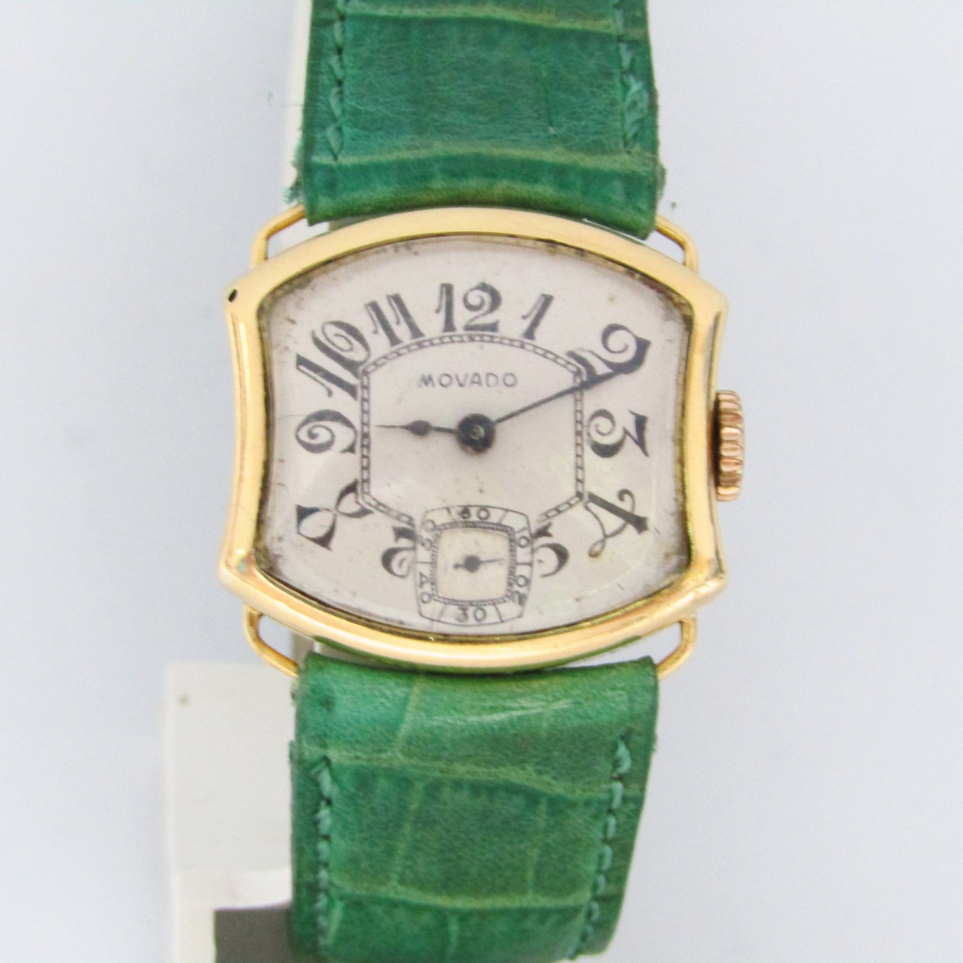 MOVADO. Reloj de pulsera unisex. Oro 18k. Ca. 1950.