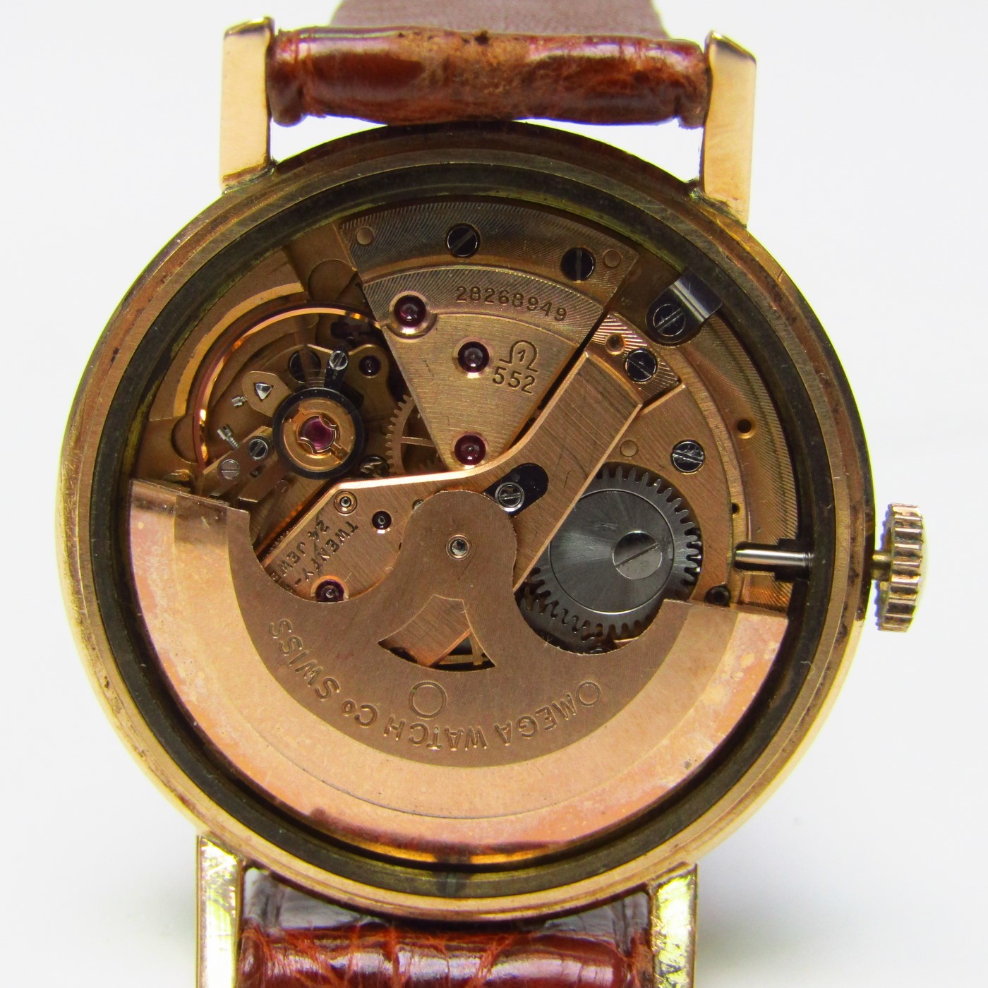OMEGA AUTOMATIC. Reloj de pulsera para caballero. Oro 18k. Ca. 1969. OMEGA AUTOMATIC. Reloj de pulsera para caballero. Oro 18k. Ca. 1969.