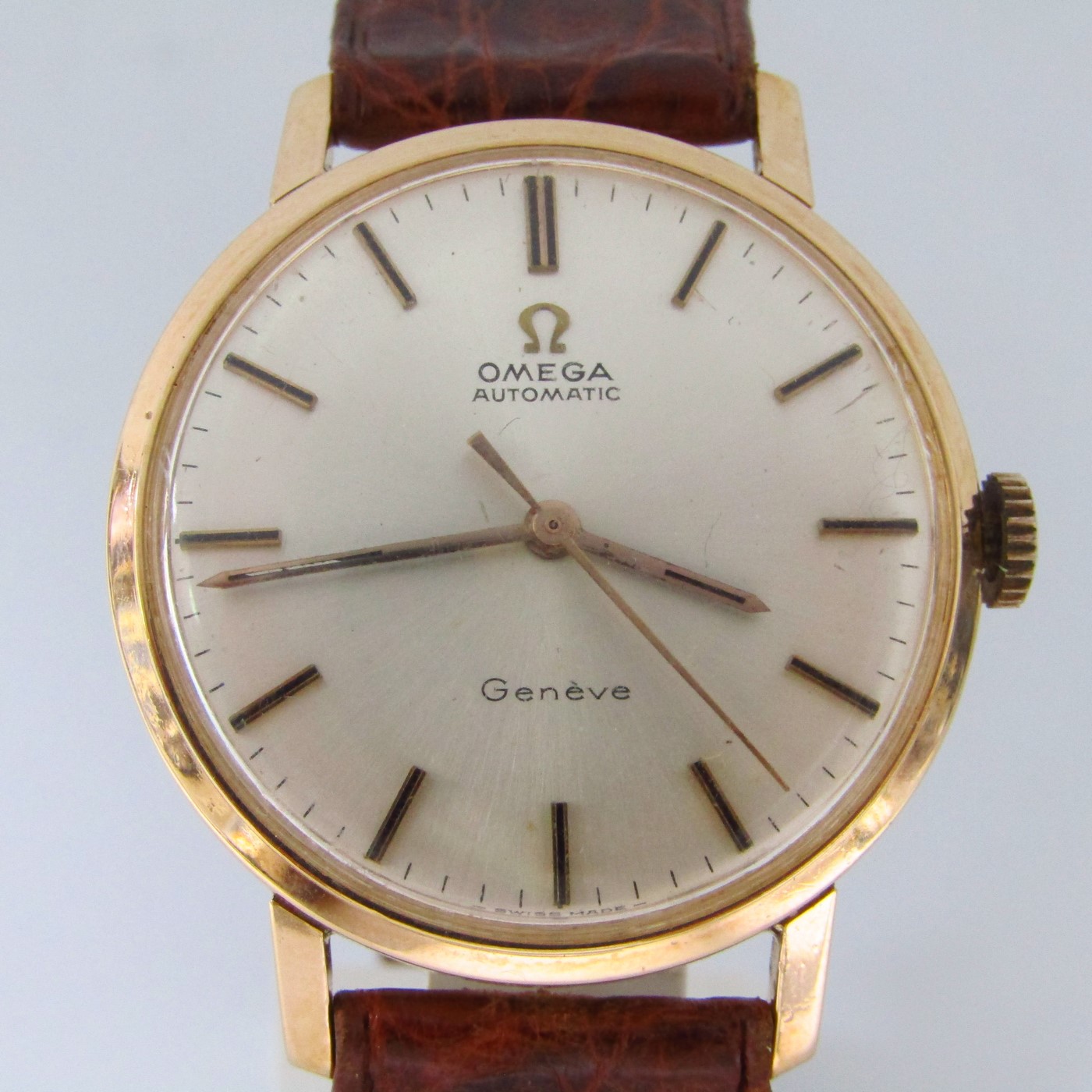 OMEGA AUTOMATIC. Reloj de pulsera para caballero. Oro 18k. Ca. 1969. OMEGA AUTOMATIC. Reloj de pulsera para caballero. Oro 18k. Ca. 1969.