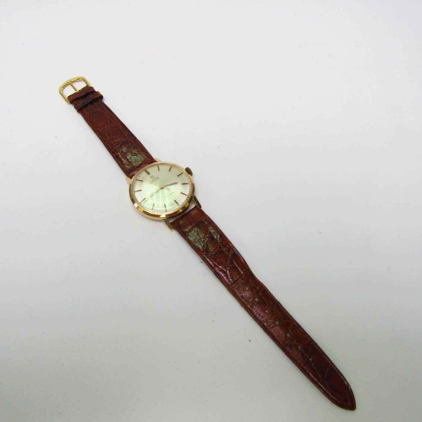 OMEGA AUTOMATIC. Reloj de pulsera para caballero. Oro 18k. Ca. 1969. OMEGA AUTOMATIC. Reloj de pulsera para caballero. Oro 18k. Ca. 1969.
