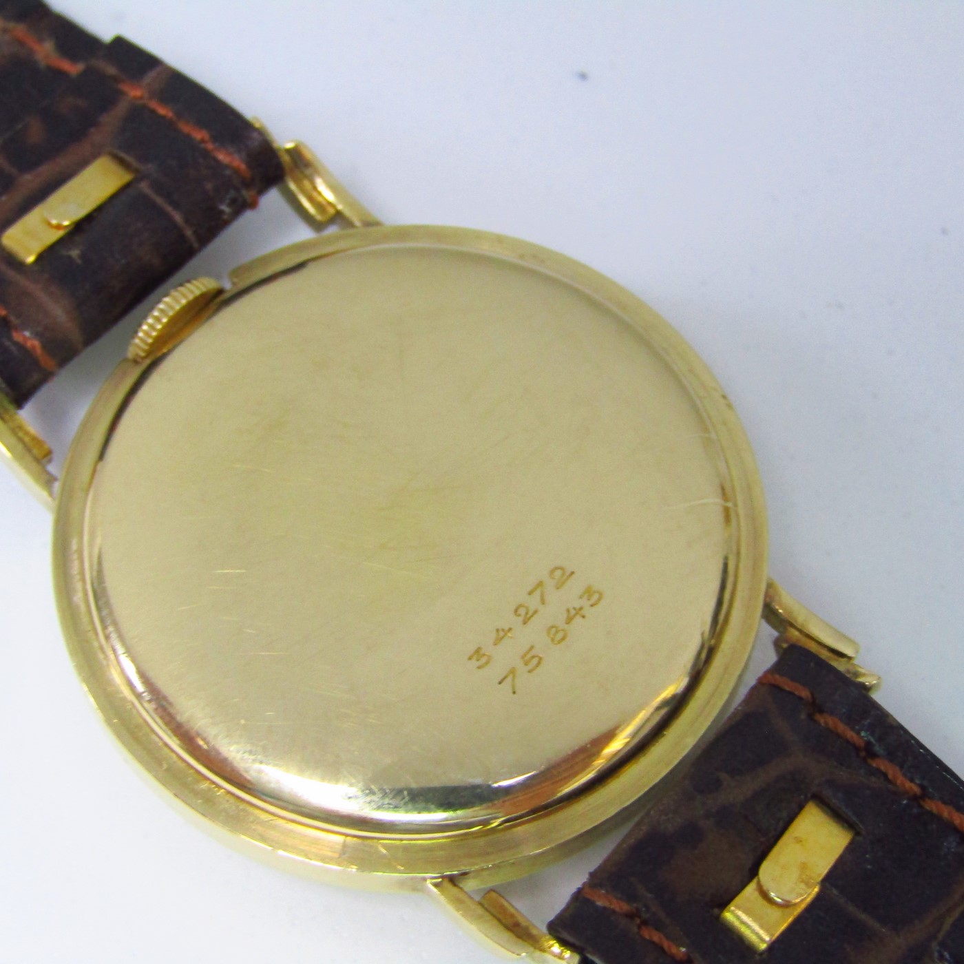 ULYSSE NARDIN. Reloj de pulsera para hombre. Oro 18k. Suiza, 1945. ULYSSE NARDIN. Reloj de pulsera para hombre. Oro 18k. Suiza, 1945.