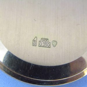 GIGANDET. Reloj de bolsillo para caballero. Circa, 1950-1960. Oro 18k.