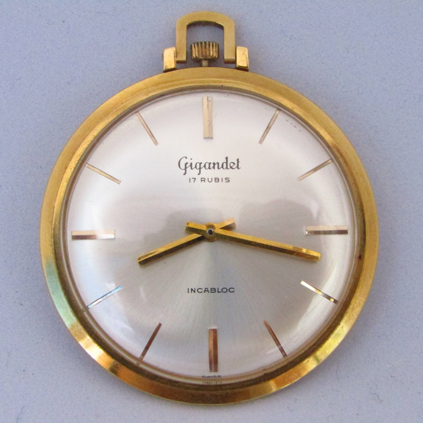 GIGANDET. Reloj de bolsillo para caballero. Circa, 1950-1960. Oro 18k. GIGANDET. Reloj de bolsillo para caballero. Circa, 1950-1960. Oro 18k.