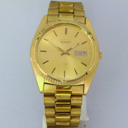 SEIKO QUARTZ 5Y23-8C4LR. Reloj de pulsera para caballero. Japón, ca. 1990.
