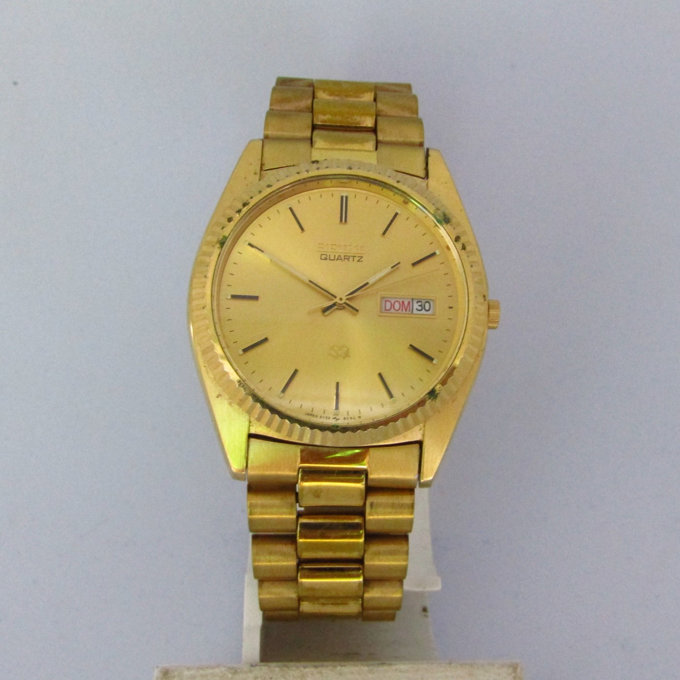 SEIKO QUARTZ 5Y23-8C4LR. Men's wristwatch. Japan, ca. 1990. Figaro Auctions