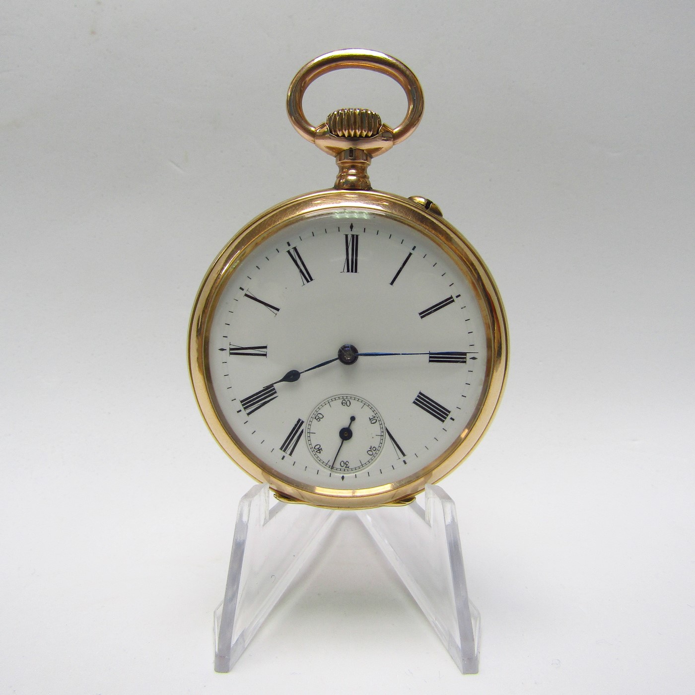 Gama de Racionalización Nos vemos mañana IWC. Reloj de Bolsillo, lepine y remontoir. Oro 14k. Suiza, 1892. Subastas  Fígaro
